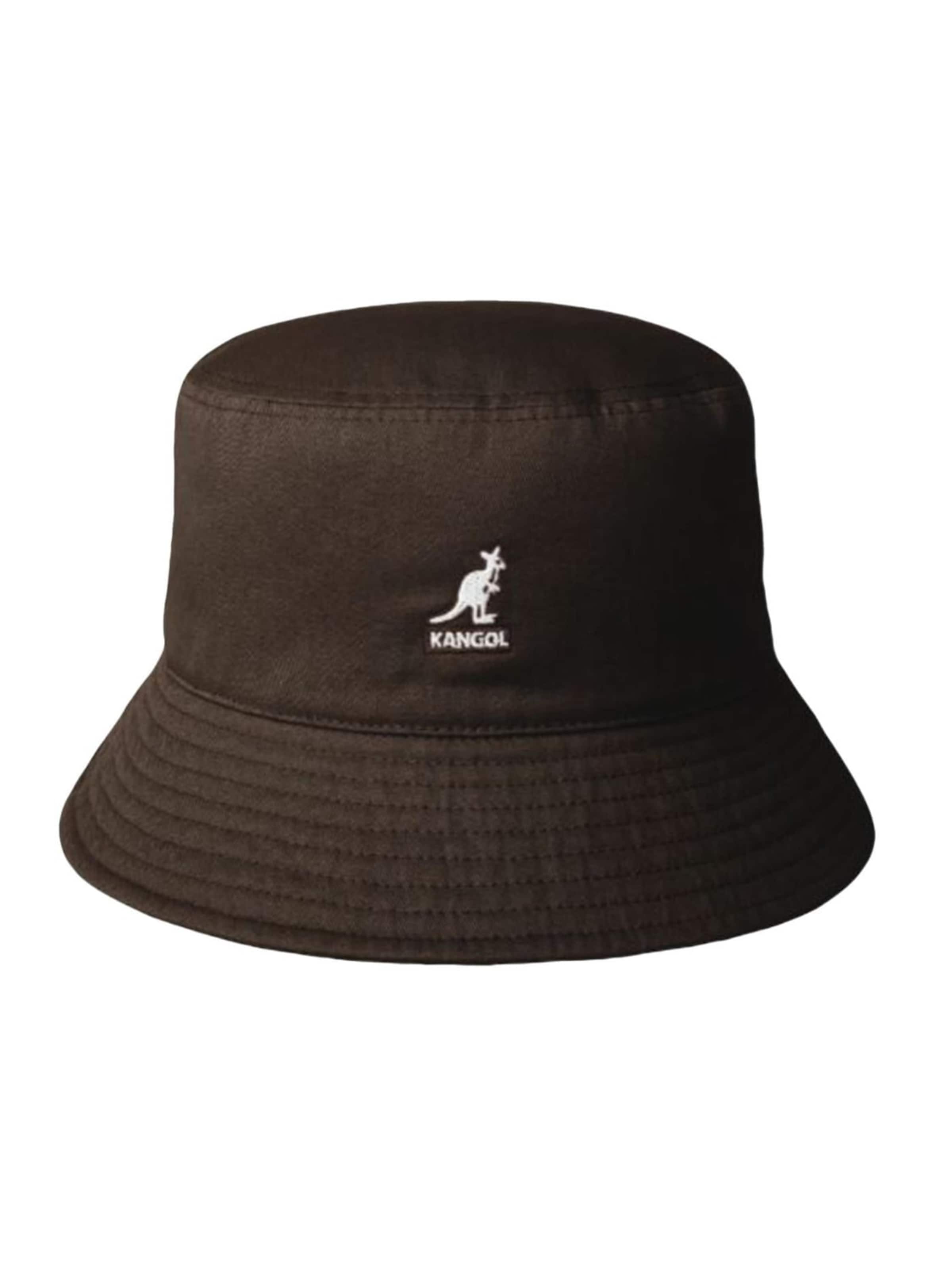 KANGOL Kapelusz 'Washed Bucket Coffee Bean' w kolorze brązowy: przód