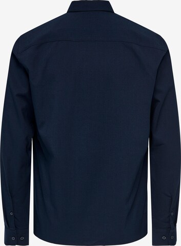 Only & Sons Regular fit Overhemd 'Yuki' in Blauw