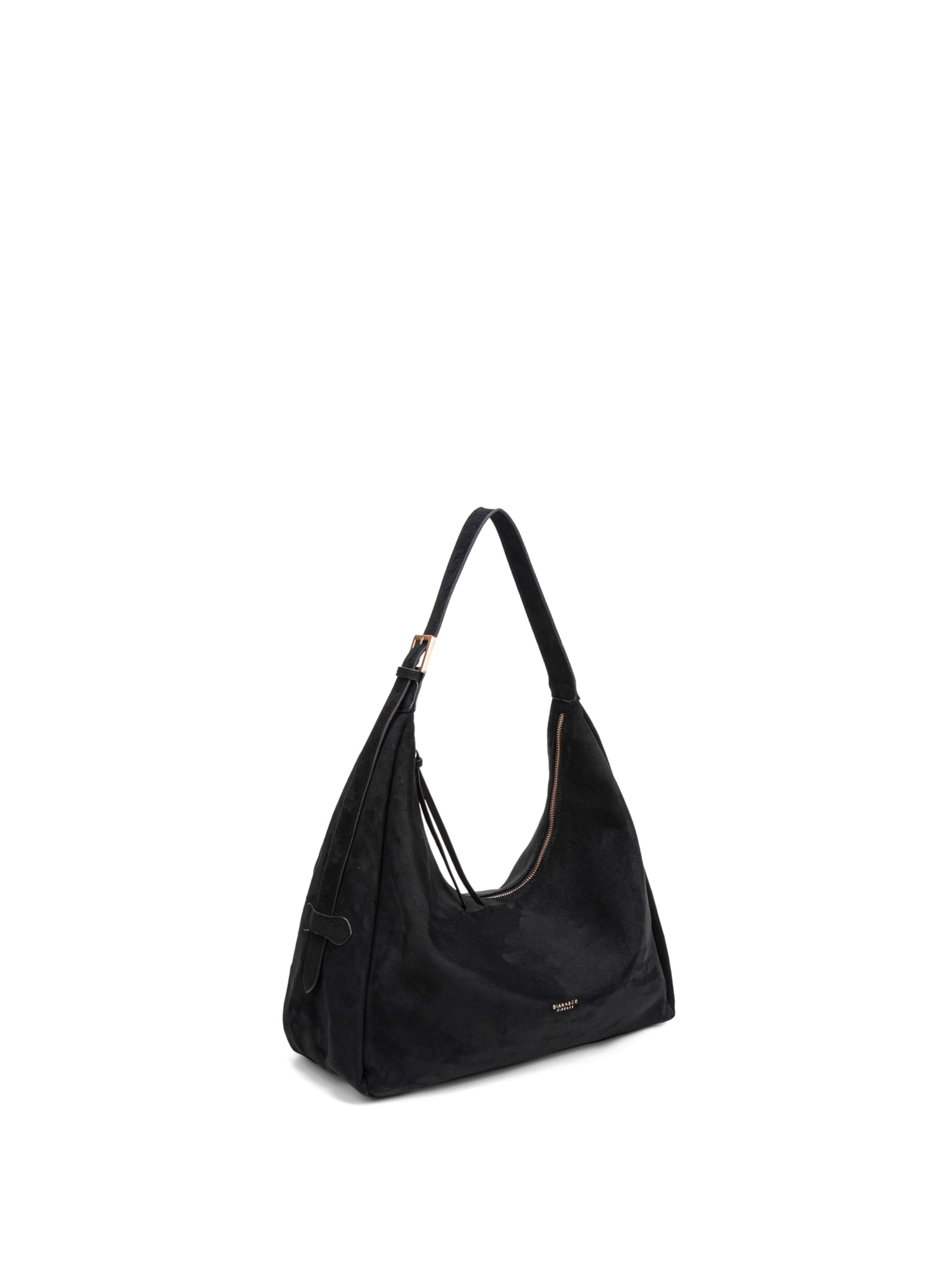 Borsa a spalla 'Borsa a Spalla Donna Diana&Co Poliestere Chiusura Zip' di Diana&Co. in nero