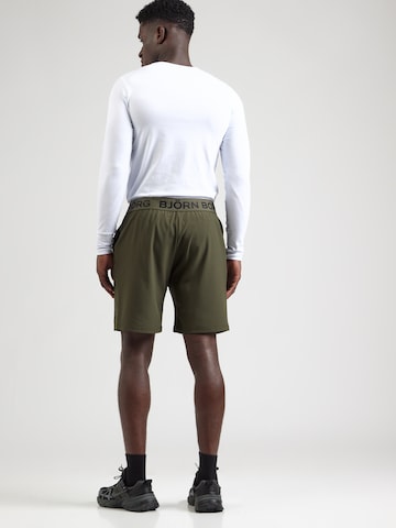 BJÖRN BORG Regular Sportbroek in Groen