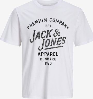JACK & JONES Shirt 'Bluzane' in Weiß: Vorderseite