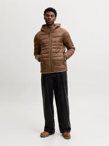 JACK & JONES Between-season jacket 'JJEKingsley' in Brown
