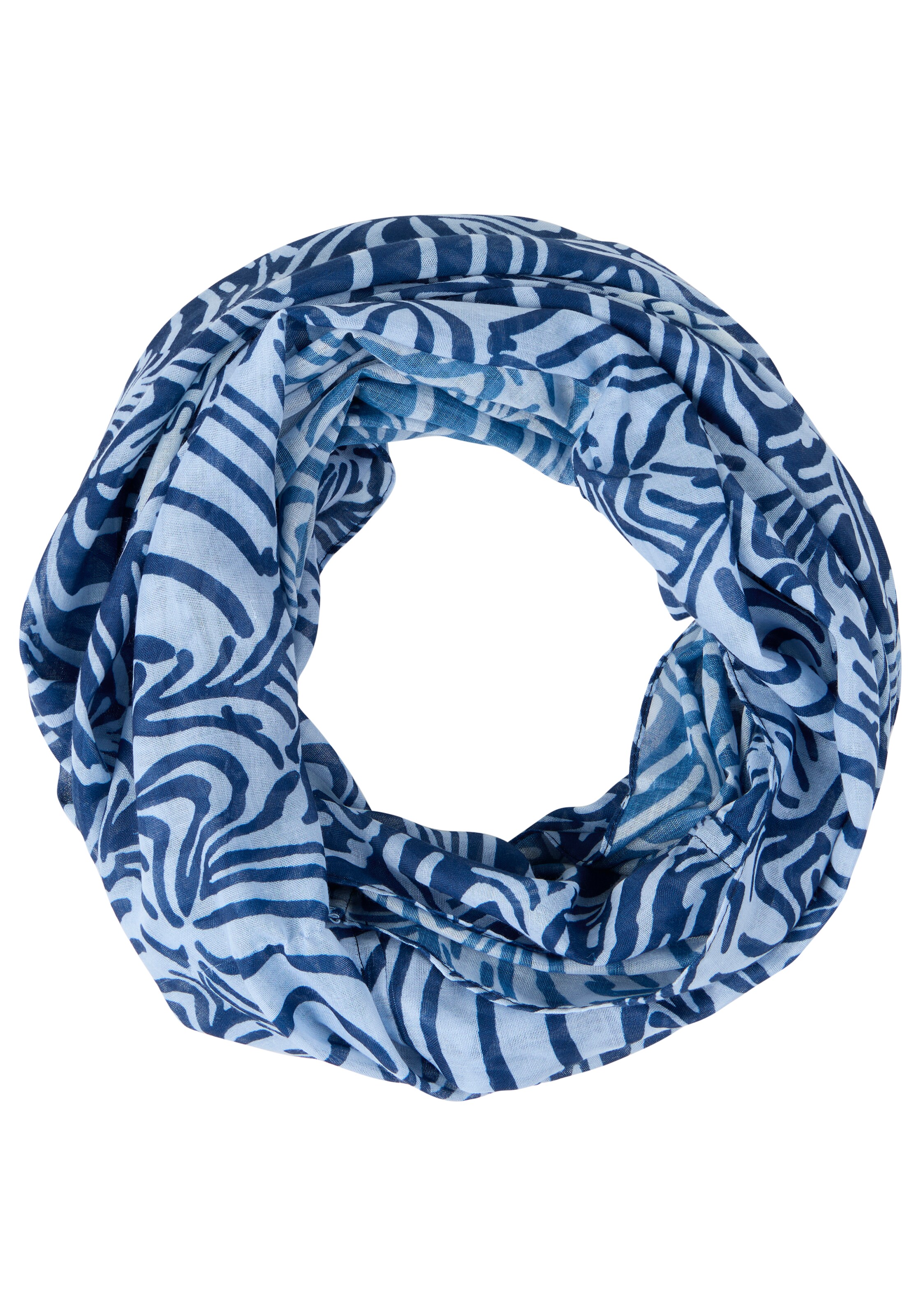 LAURA SCOTT Wrap in Blue: front