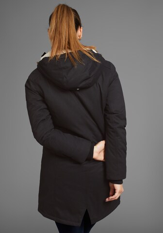 POLARINO Winterparka in Schwarz