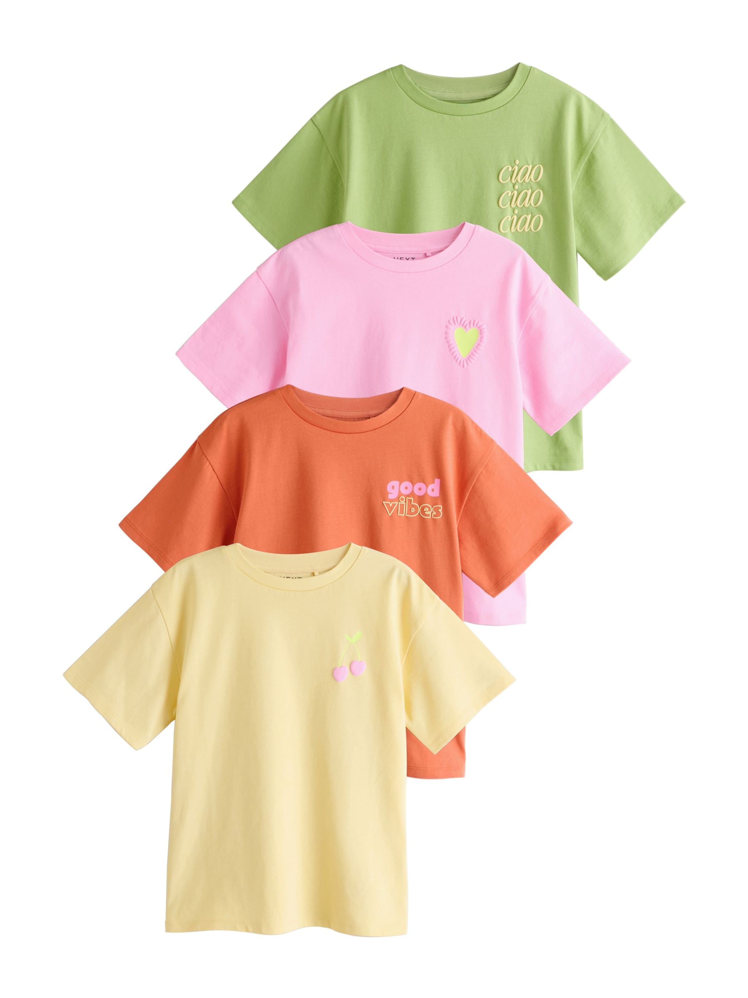 Next Shirt in Geel: voorkant