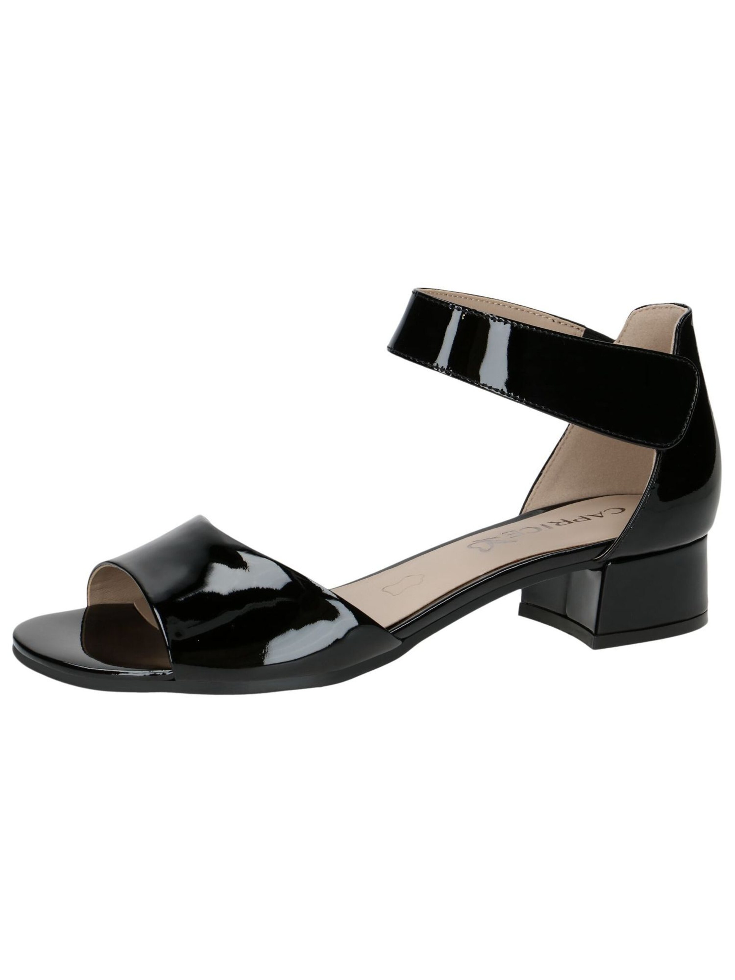 CAPRICE Sandals in Black: front
