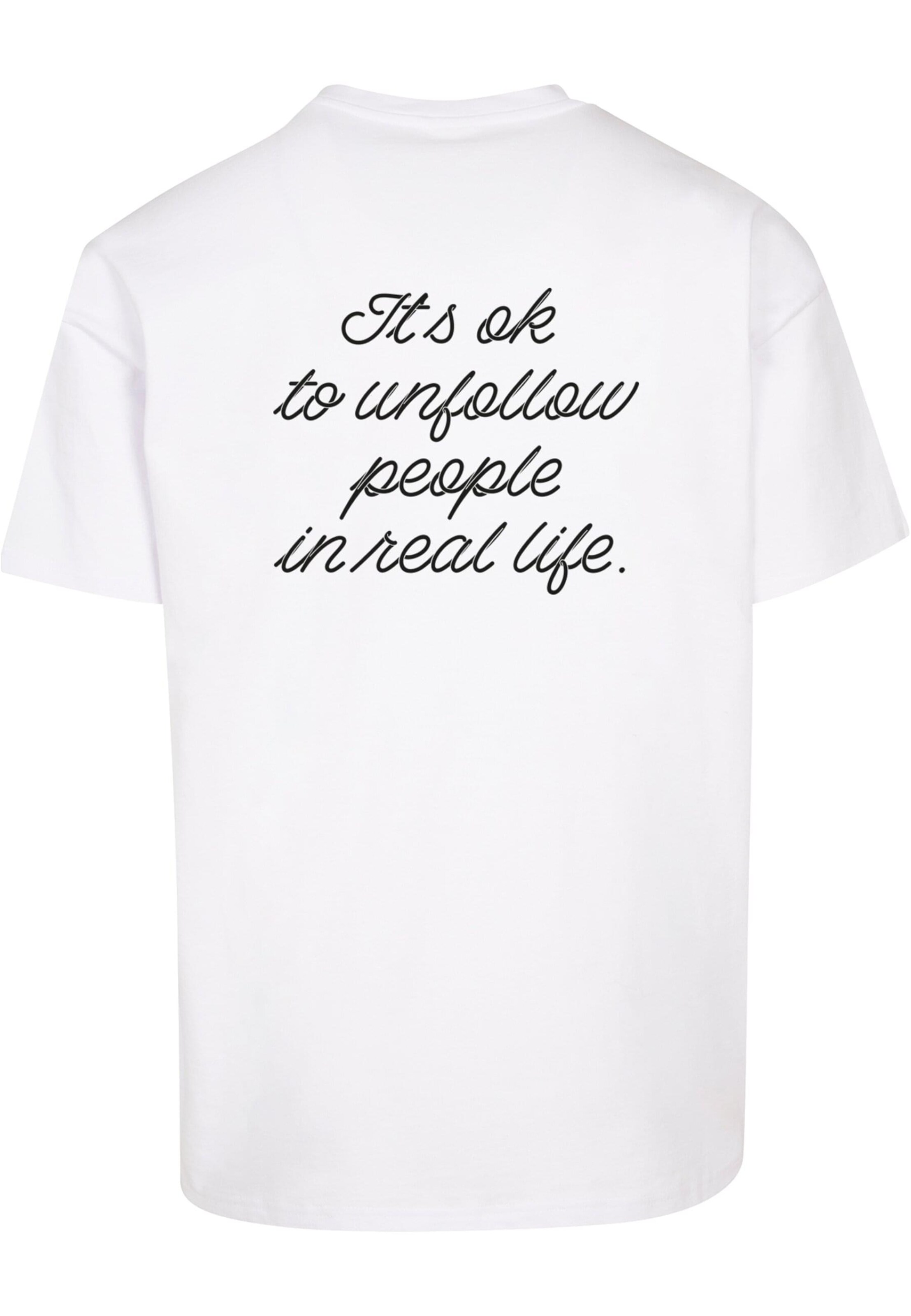 Merchcode Shirt 'Heartbreak' in Wit