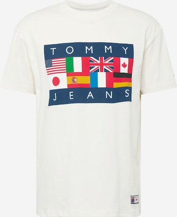 Tommy Jeans Shirt 'ARCHIVE GAMES' in White: front