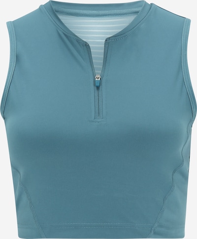 NIKE Sporttop in grau / grün / weiß, Produktansicht