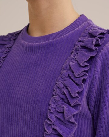Sweat-shirt WE Fashion en violet