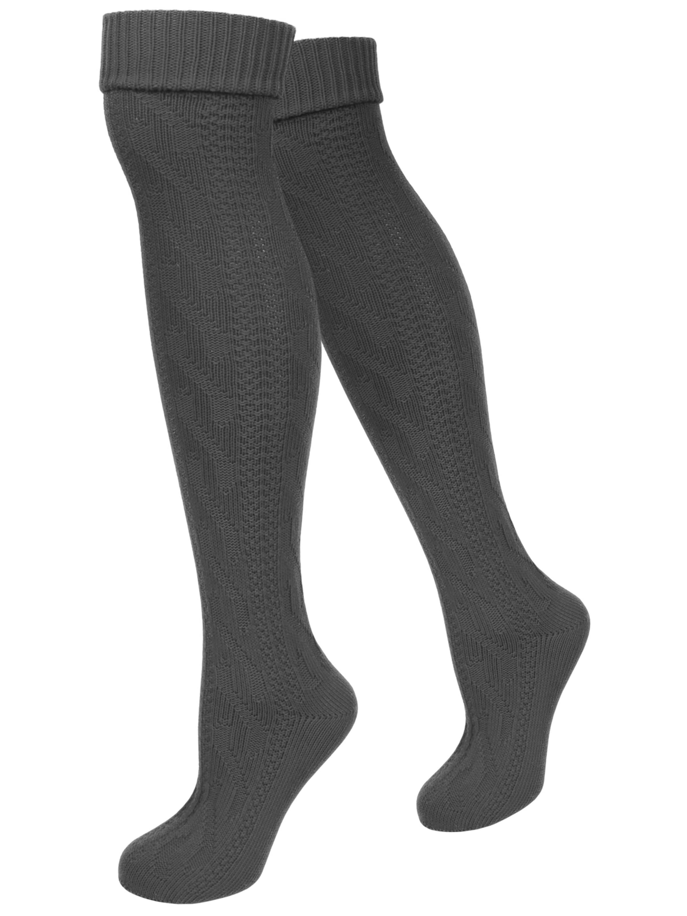 normani - Calcetines tradicionales en gris: frente