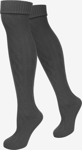 normani - Calcetines tradicionales en gris: frente