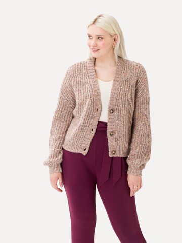 Cardigan 'Margot' Les Lunes en mélange de couleurs : devant