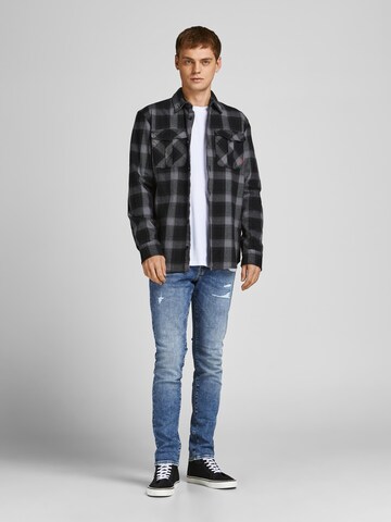 JACK & JONES Slimfit Jeans 'JJIGlenn JJFox' in Blauw