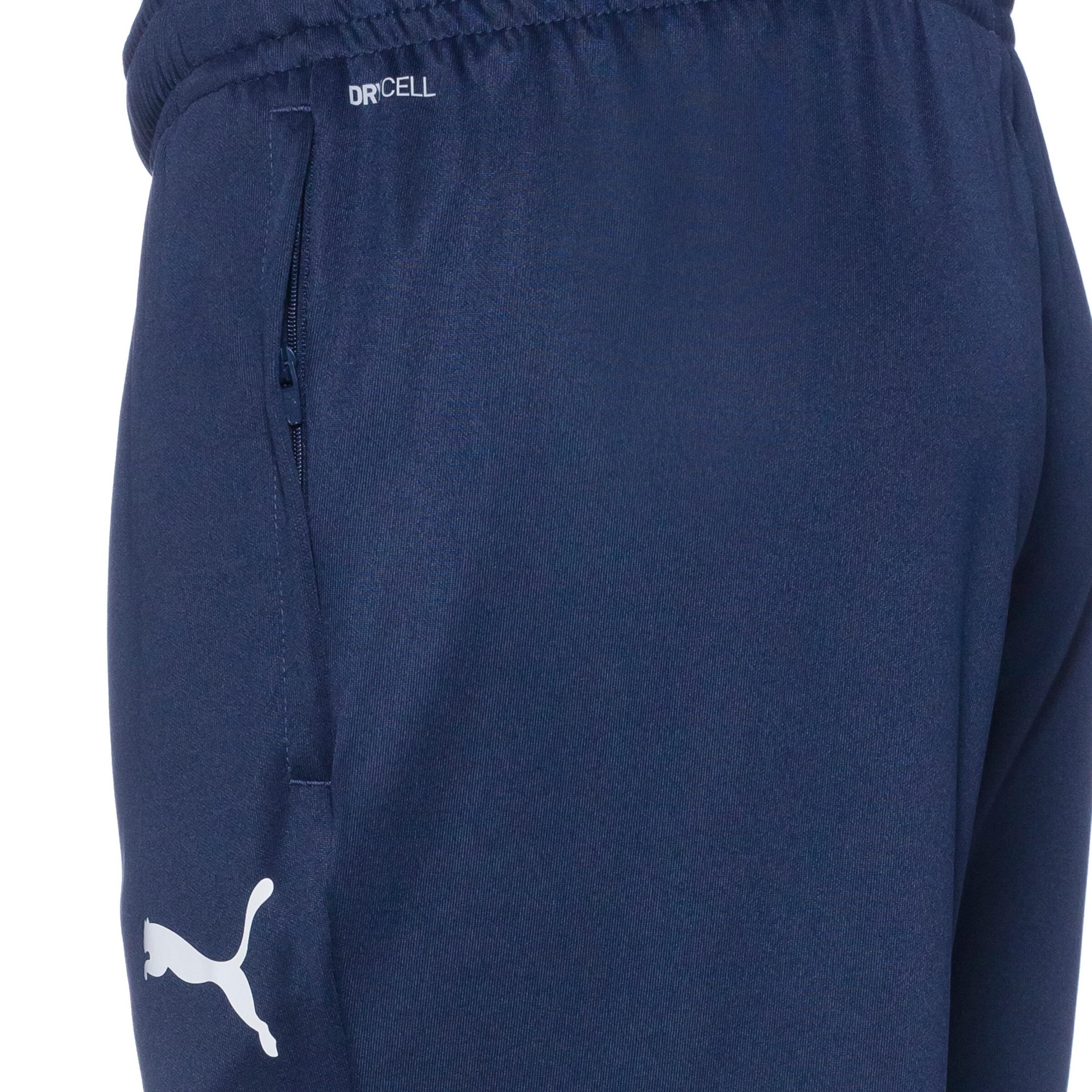 PUMA Slimfit Sporthose 'TeamGoal' in Blau