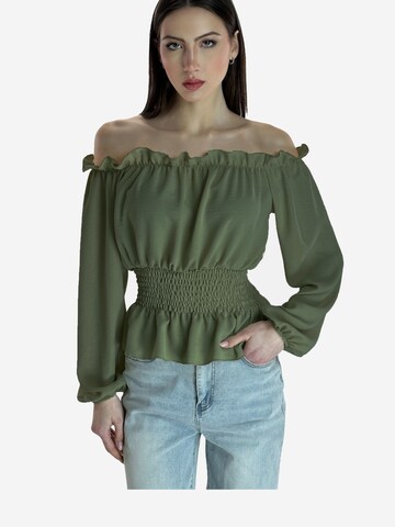 Elara Bluse in Grün