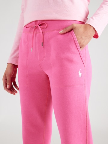 Tapered Pantaloni 'Mari' de la Polo Ralph Lauren pe roz