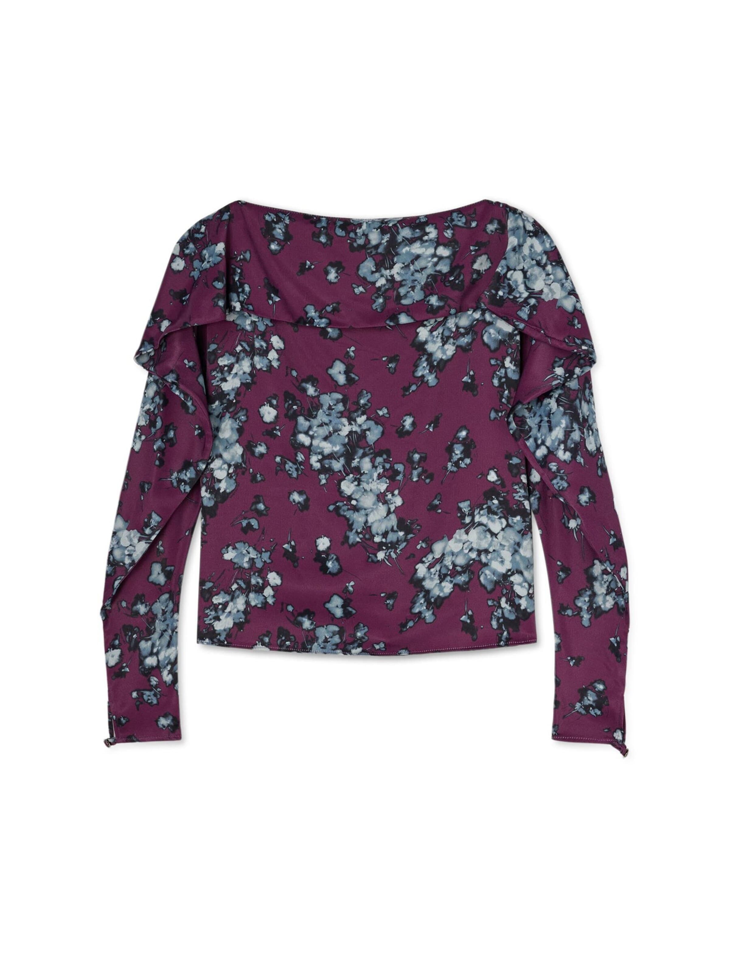 Camicia da donna di Trussardi in lilla: frontale
