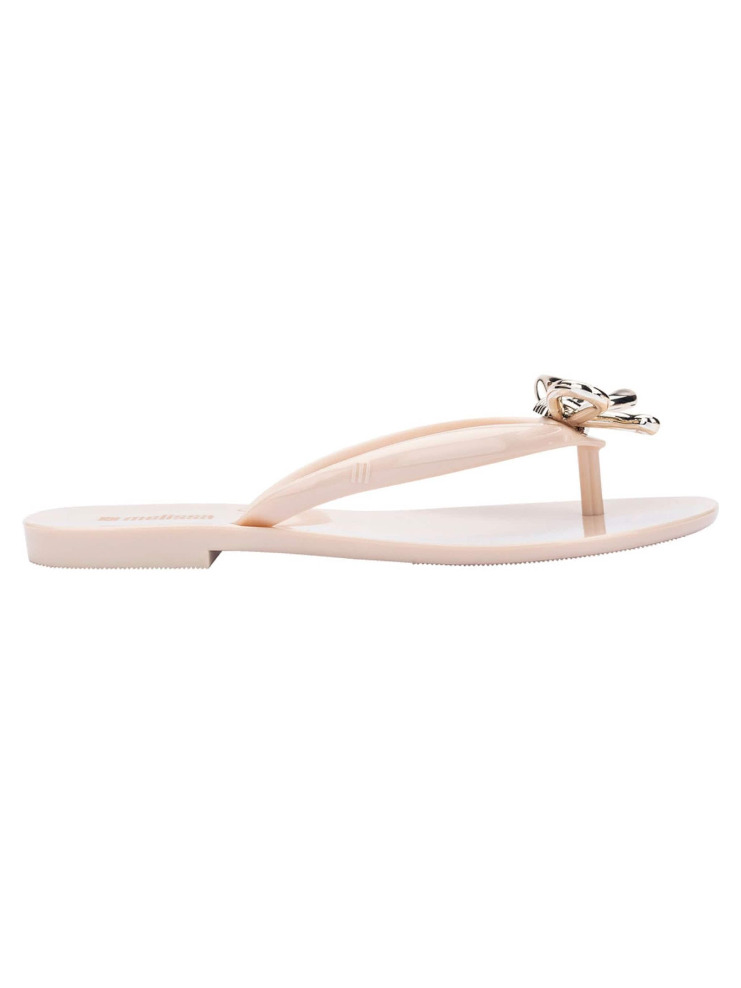 MELISSA T-Bar Sandals 'Harmonic Iris' in Beige