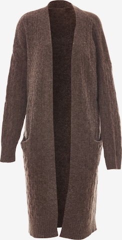 Cardigan Tanuna en marron : devant