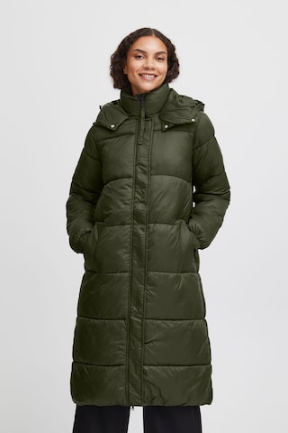 b.young Winter Coat 'Byabela' in Green: front