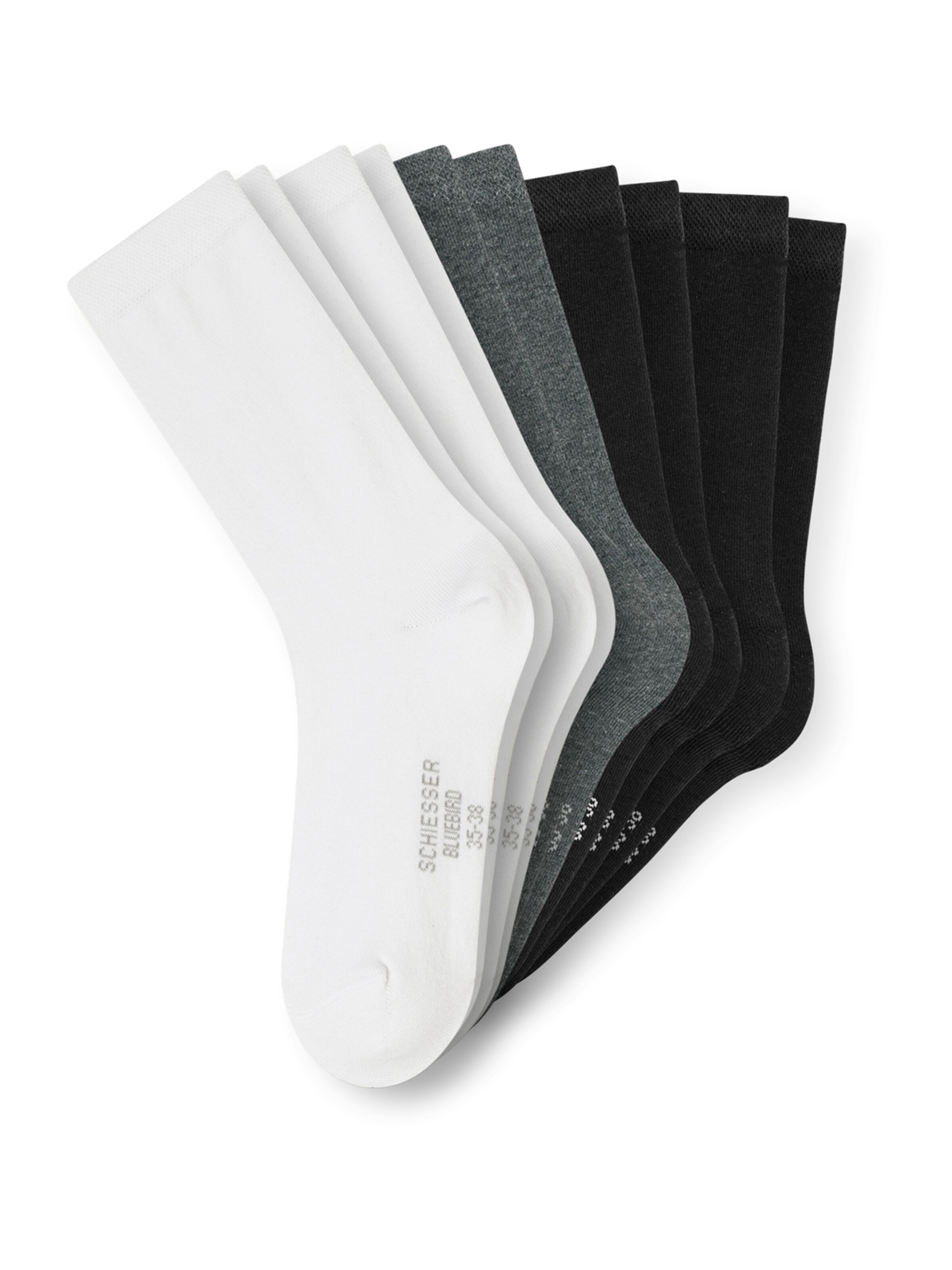 Chaussettes ' Bluebird ' SCHIESSER en gris