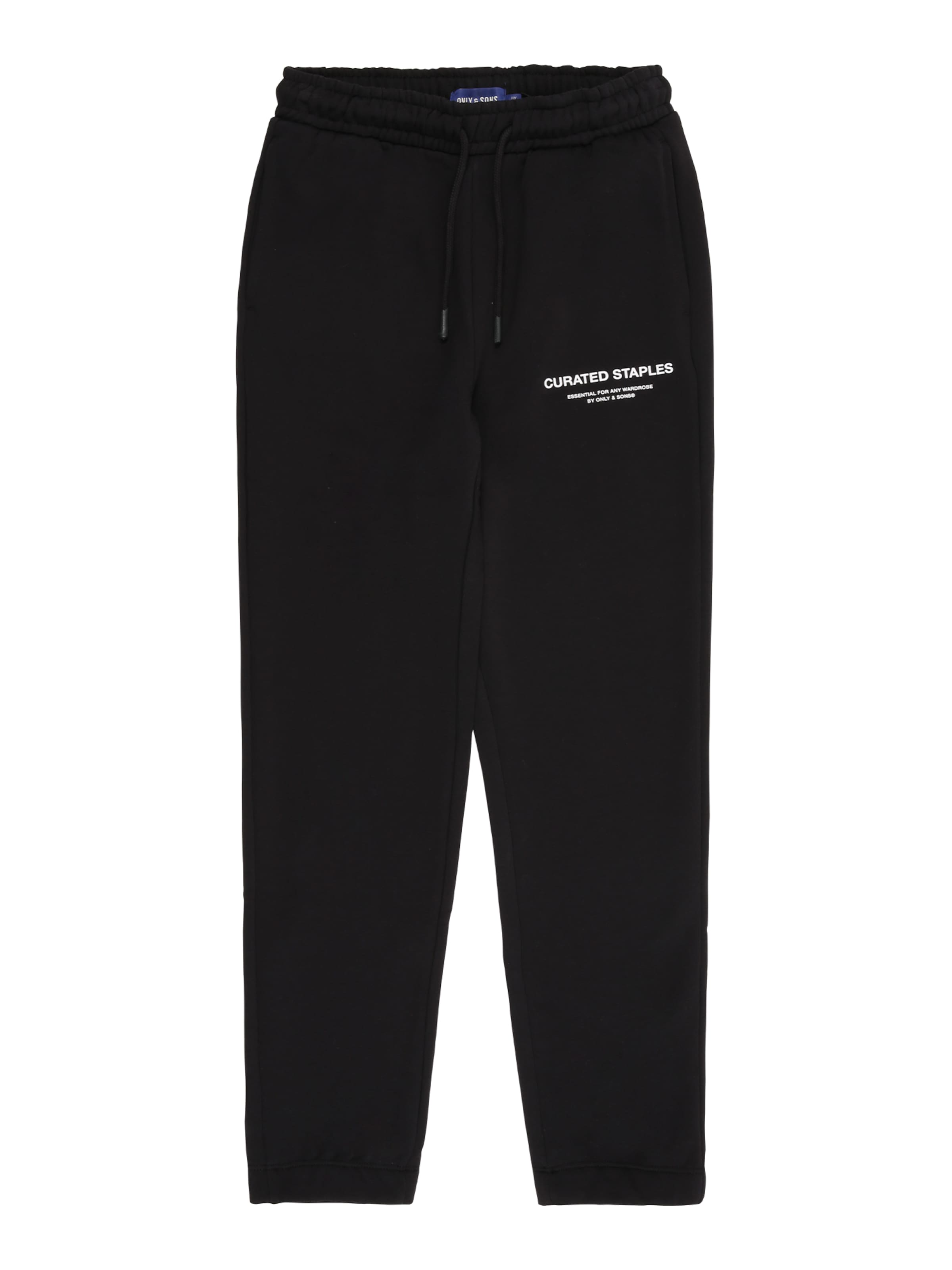 Only & Sons Junior Tapered Nadrág 'OSJCURATED' - fekete: elől