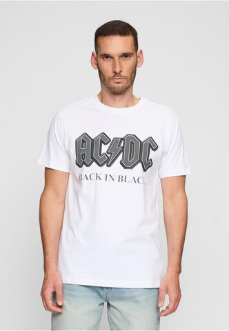Merchcode Футболка 'ACDC Back In Black' в Белый: спереди