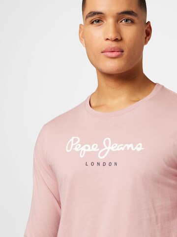 Pepe Jeans - Camiseta 'EGGO' en rosa