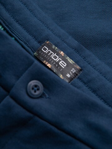Ombre Regular Chino trousers in Blue
