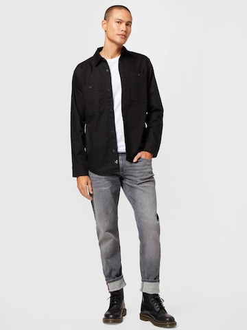 Only & Sons Regular fit Button Up Shirt 'Bob' in Black