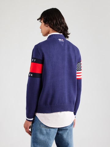 TOMMY HILFIGER Pullover in Blau