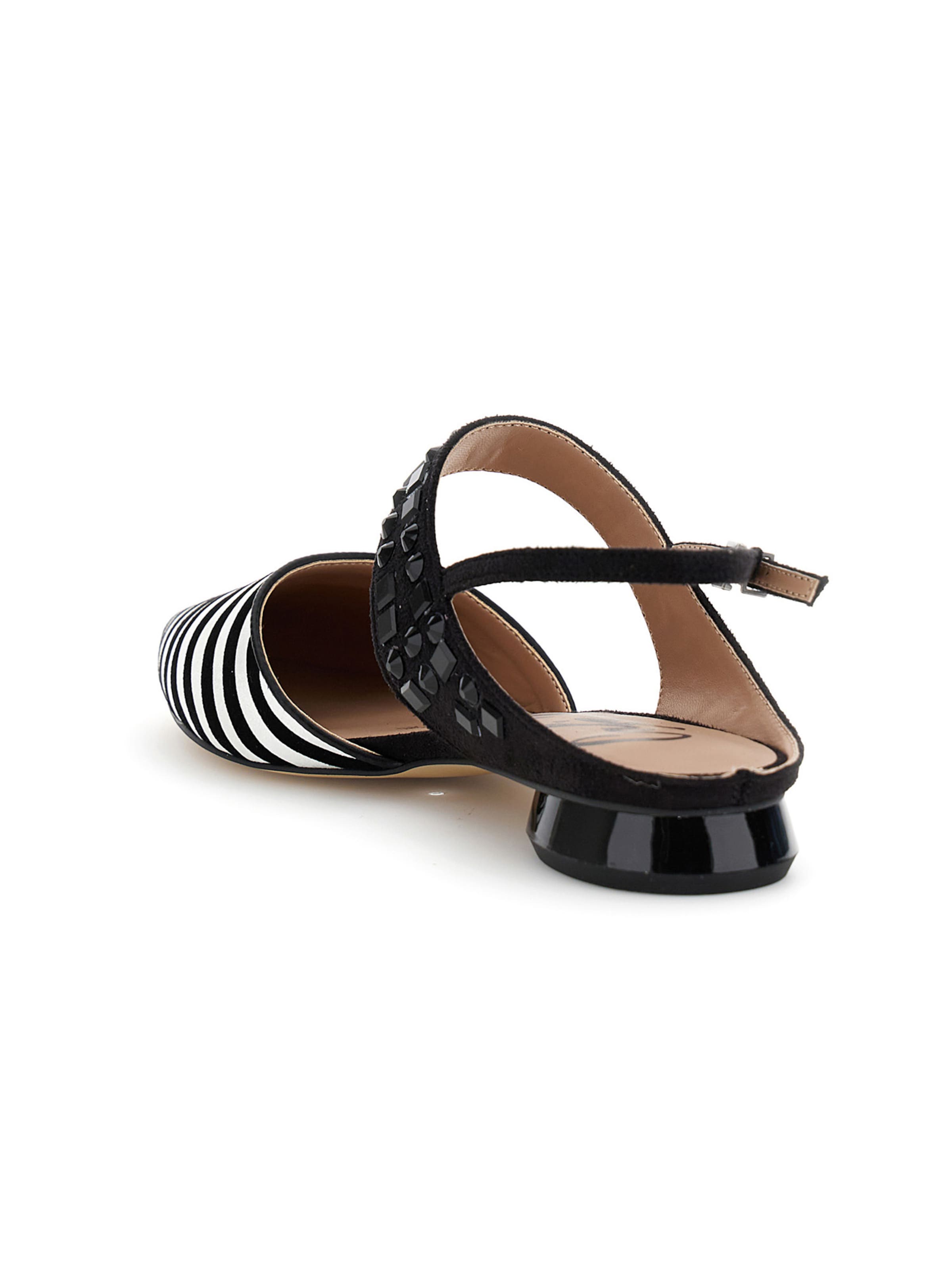 Ballerina con cinturino di CAFè NOIR in bianco