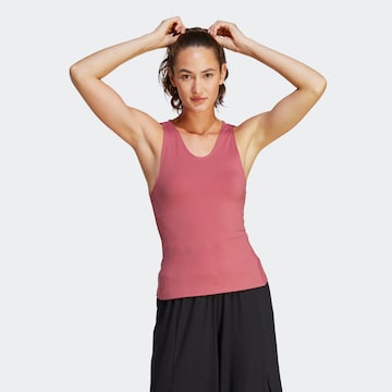 ADIDAS PERFORMANCE Sporttop 'Studio' in Roze