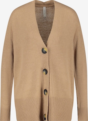 GERRY WEBER Knit Cardigan in Brown: front