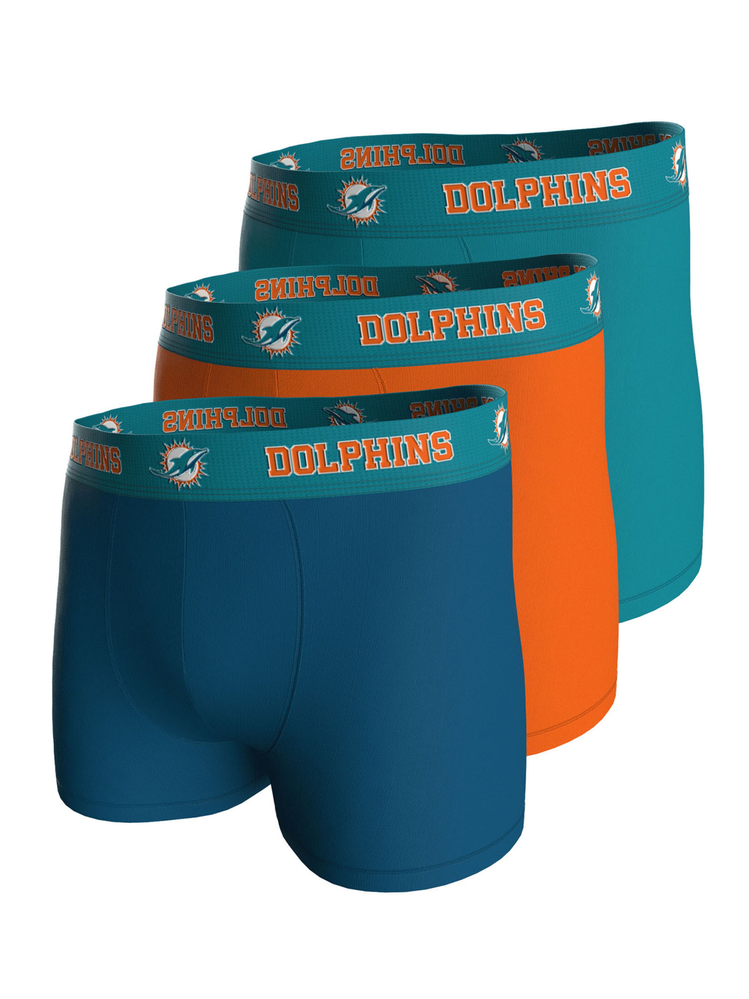Huddle Boxer ' NFL Miami Dolphins ' in Blau: Vorderseite