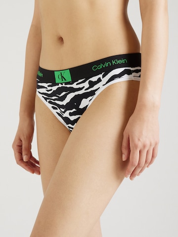 Slip Calvin Klein Underwear en noir : devant