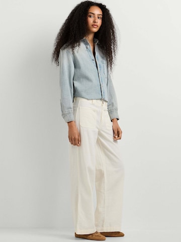 Pepe Jeans Loosefit Hose in Weiß