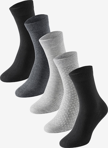 SCHIESSER - Calcetines en gris: frente