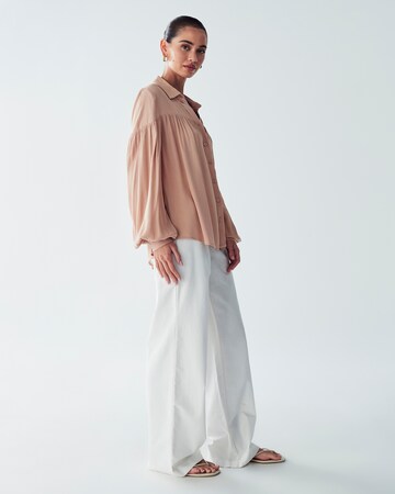 St MRLO Bluse 'Miki' i beige