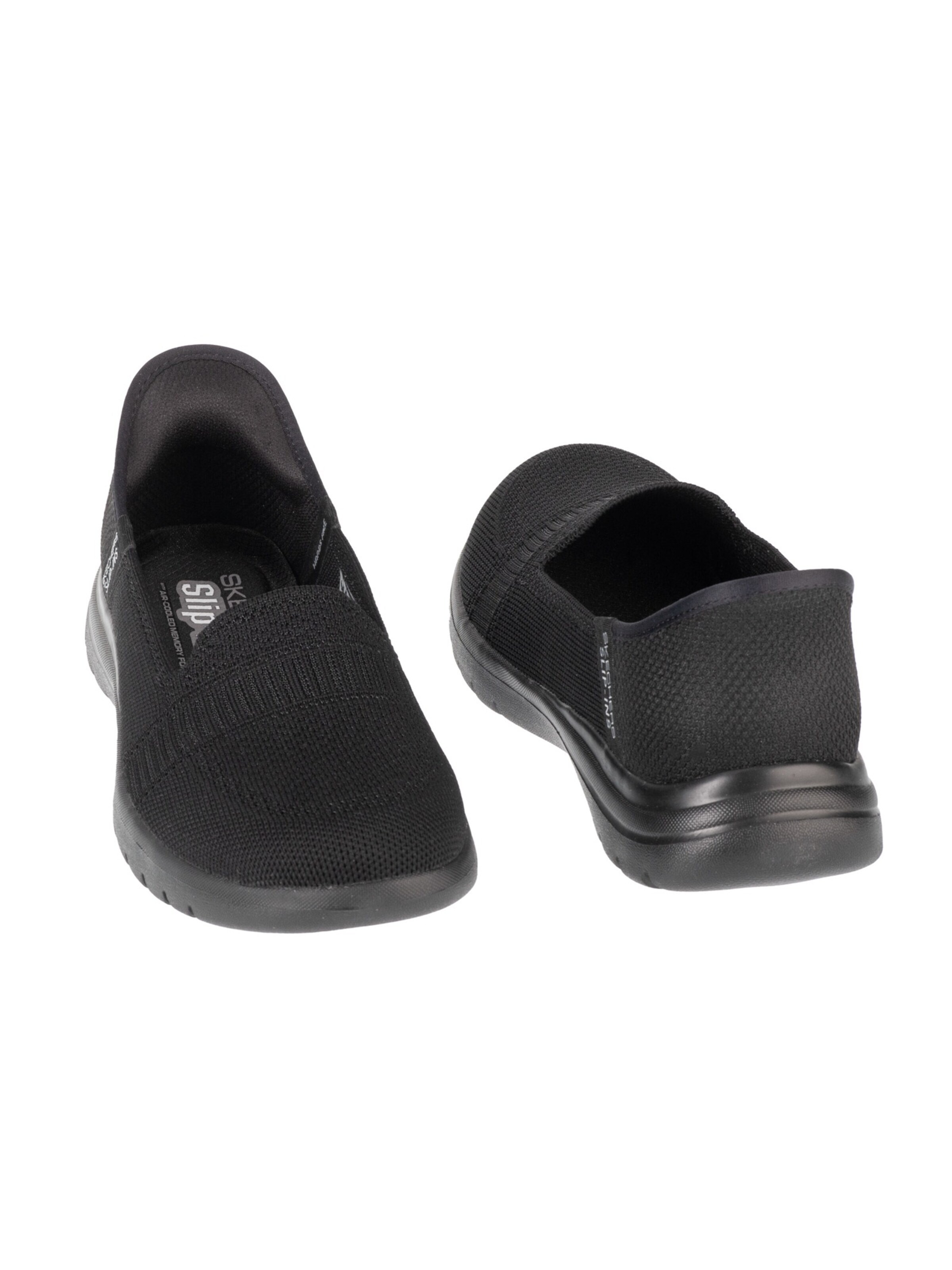 SKECHERS Slip-on in Zwart