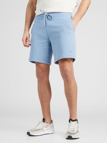 HOLLISTER Regular Trousers in Blue: front