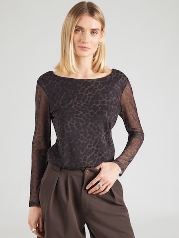 Hailys - Camisa 'Ju44lie' em preto: frente