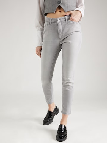 MAC Slimfit Jeans in Grijs: voorkant