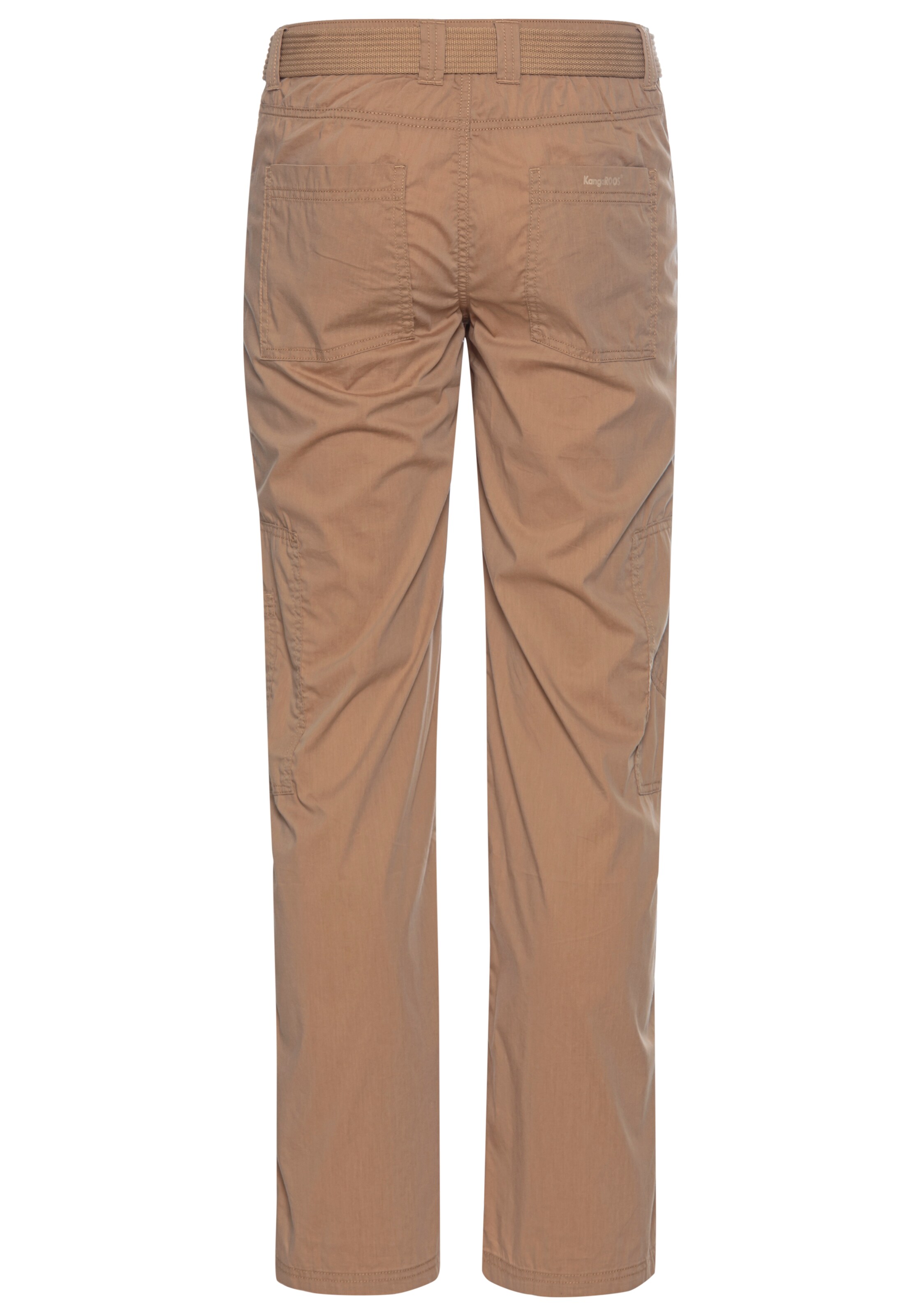KangaROOS Regular Cargohose in Braun