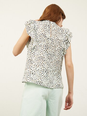 Aligne Blouse in Beige