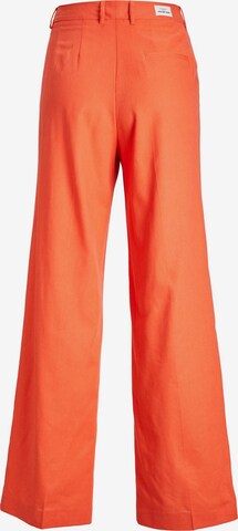 JJXX Wide leg Trousers 'Mary' in Orange