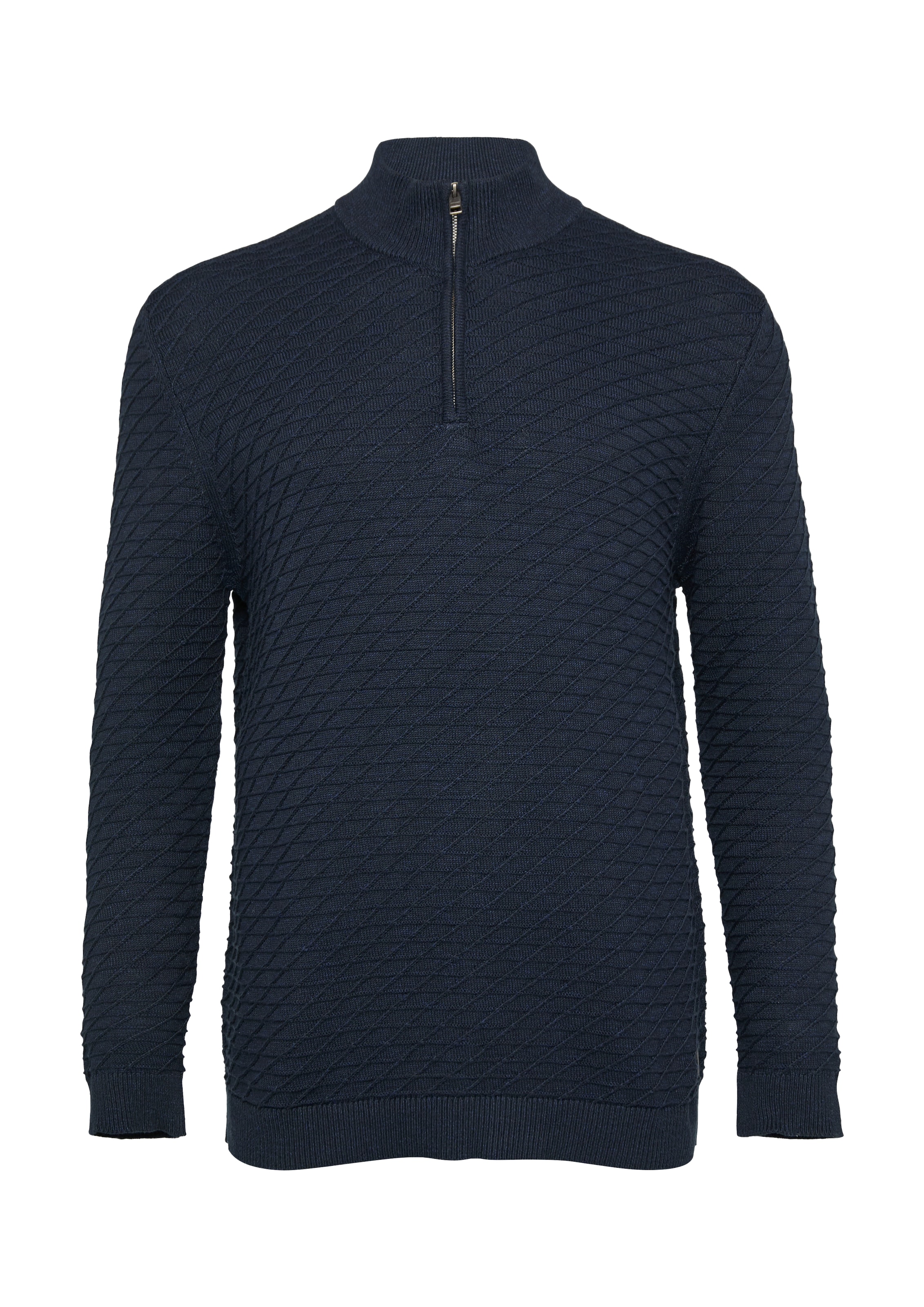 s.Oliver Men Big Sizes Pullover in Blau: Vorderseite