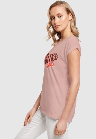 ABSOLUTE CULT T-Shirt 'Willy Wonka - Bar' in Rot