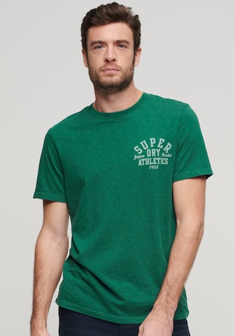 Superdry Shirt in Groen: voorkant